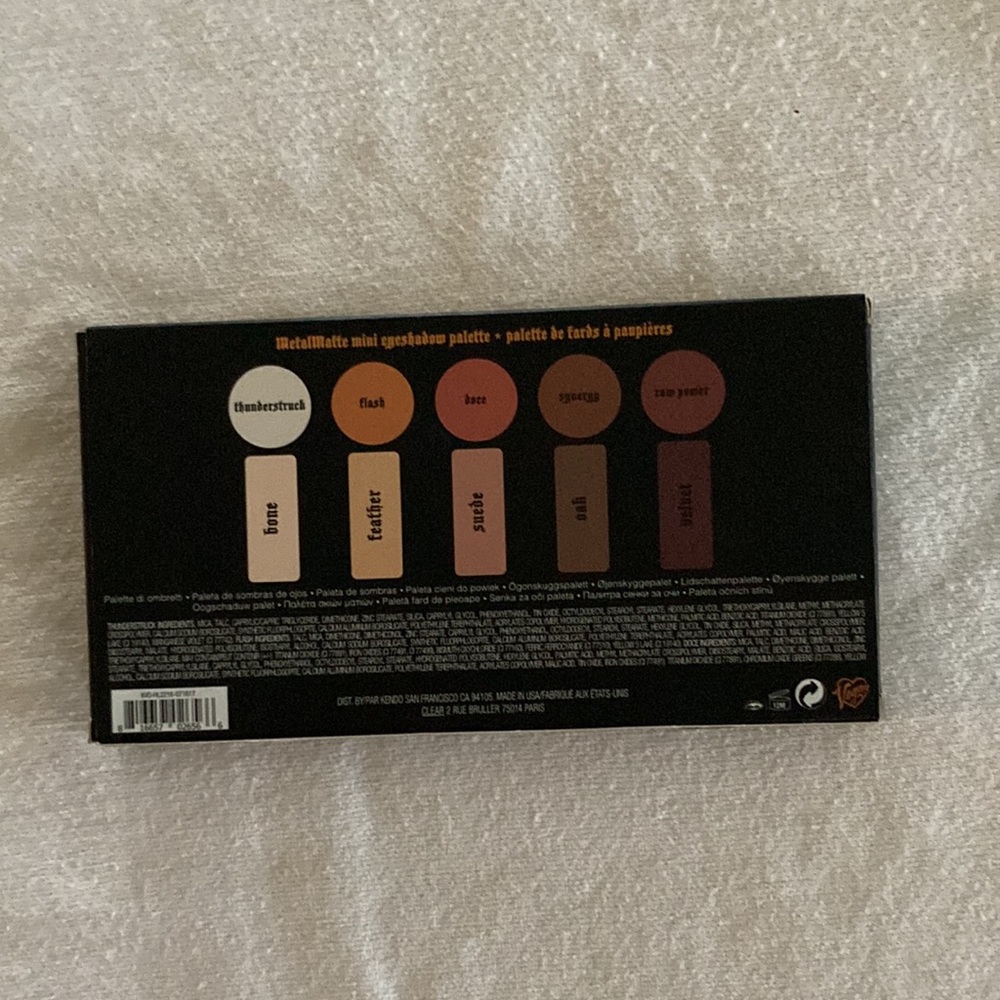 NEW Kat Von D KVD Beauty Metal Matte Mini Eyeshadow Palette Limited Edition NIB - Picture 6 of 12